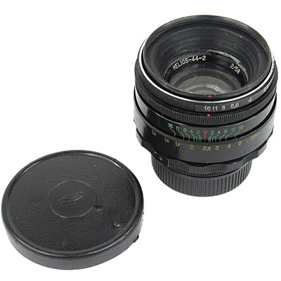 カメラレンズのking-2 / HELIOS-44-2 58mm/f2 Anamorphic / oval