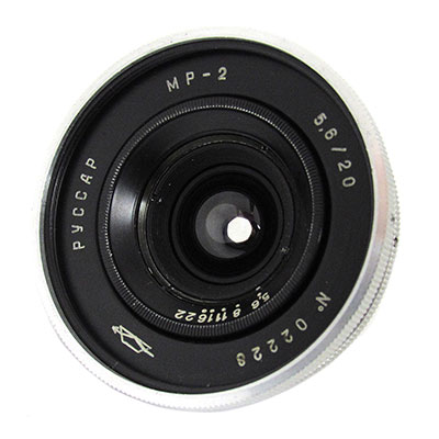 カメラレンズのking-2 / RUSSAR MR-2 20mm/f5.6 シルバー