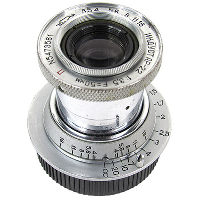 分解清掃済 沈胴型レンズ INDUSTAR-22 50mm f3.5 2