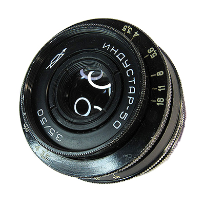 INDUSTAR-50 50mm/f3.5 ブラック 初期タイプ