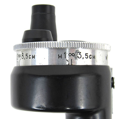 FEDレンジファインダーカメラ　50mm 3.5レンズ、ターレットファインダー付