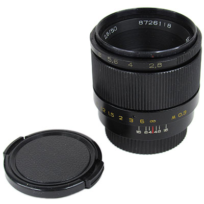 カメラレンズのking-2 / INDUSTAR-61L/Z-MC 50mm/f2.8 マクロ
